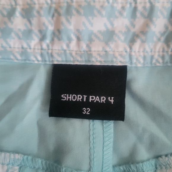 Short Par 4 Mens Chino Golf Shorts Size 32 Blue - Picture 3 of 5